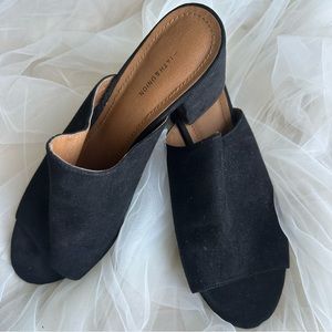 Black Sandal Mule